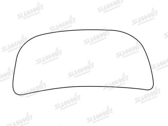 Summit Stick-On Commercial Lower Blind-Spot Mirror Glass fits Renault Traffic, Nissan Primastar, Vauxhall Vivaro LHS - Summit - My Roof Bars
