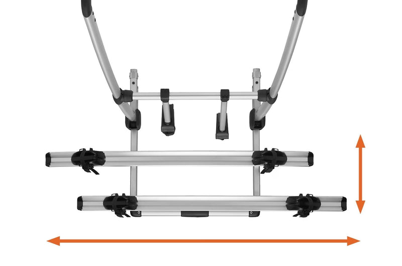 Thule Excellent Standard motorhome and caravan bike rack anodised gray