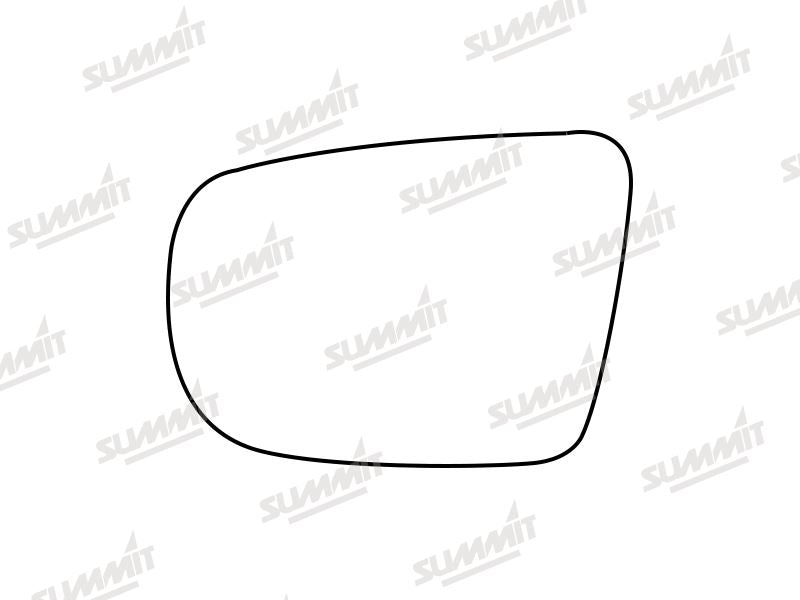 Summit Stick-On Standard Mirror Glass fits Subaru Legacy 03 to 09 LHS - Summit - My Roof Bars