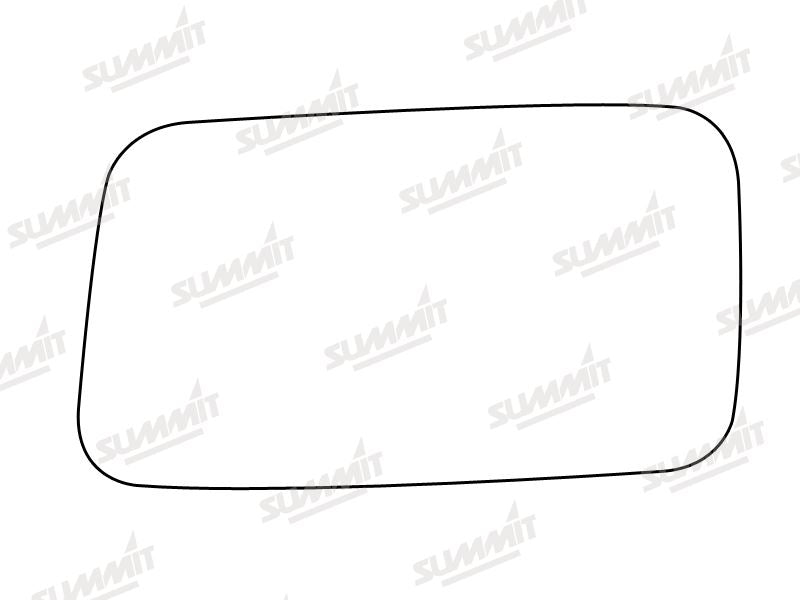 Summit Stick-On Standard Mirror Glass fits Fiat Panda LHS - Summit - My Roof Bars
