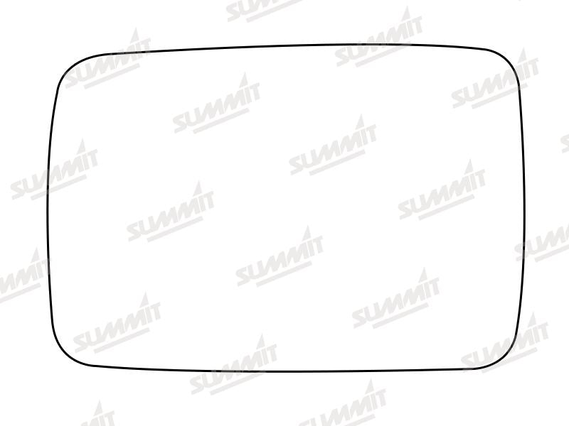 Summit Stick-On Standard Mirror Glass fits Ford Cortina Taunus LHS - Summit - My Roof Bars