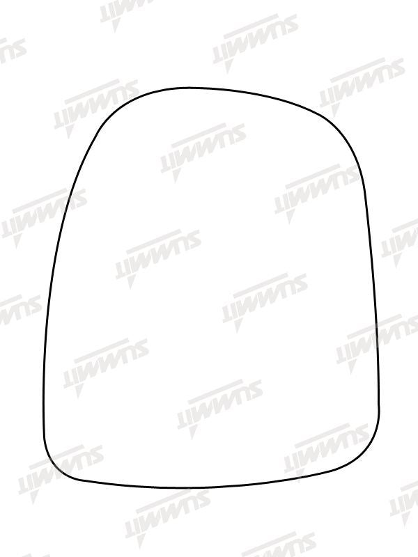 Summit Heated Base Plate With Commercial Mirror Glass fits Vauxhall Vivaro LHS - Summit - My Roof Bars