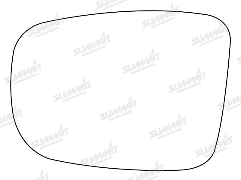 Summit Stick-On Standard Mirror Glass fits Hyundai i10 07 to 10 LHS - Summit - My Roof Bars