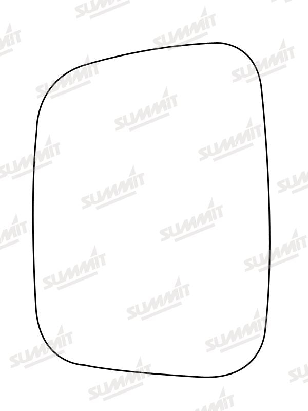 Summit Heated Base Plate With Commercial Mirror Glass fits VW Transporter T5 03 to 14 LHS - Summit - My Roof Bars
