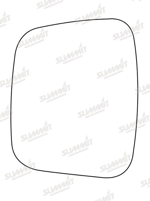 Summit Heated Base Plate With Commercial Mirror Glass fits Peugeot Bipper 07 on LHS - Summit - My Roof Bars