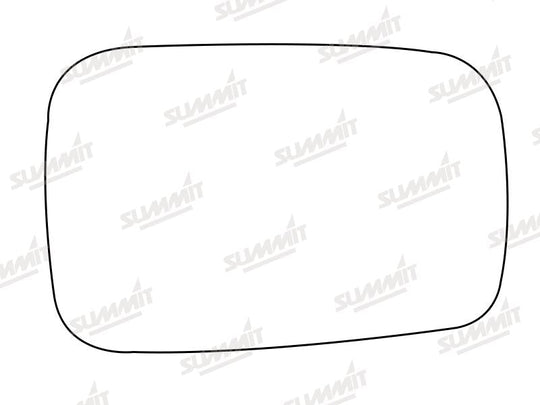 Summit Stick-On Standard Mirror Glass fits Hyundai Pony LHS - Summit - My Roof Bars