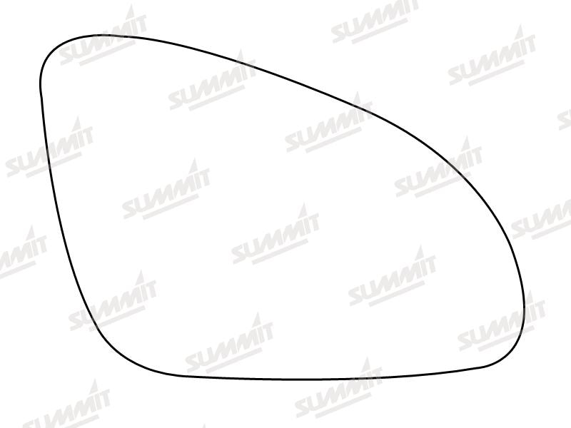 Summit Stick-On Aspheric Mirror Glass fits Vauxhall Astra J 10 on (Not Including Coupe) RHS - Summit - My Roof Bars