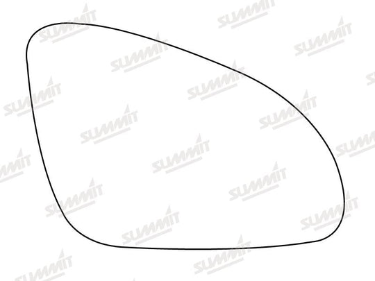 Summit Stick-On Aspheric Mirror Glass fits Vauxhall Astra J 10 on (Not Including Coupe) RHS - Summit - My Roof Bars