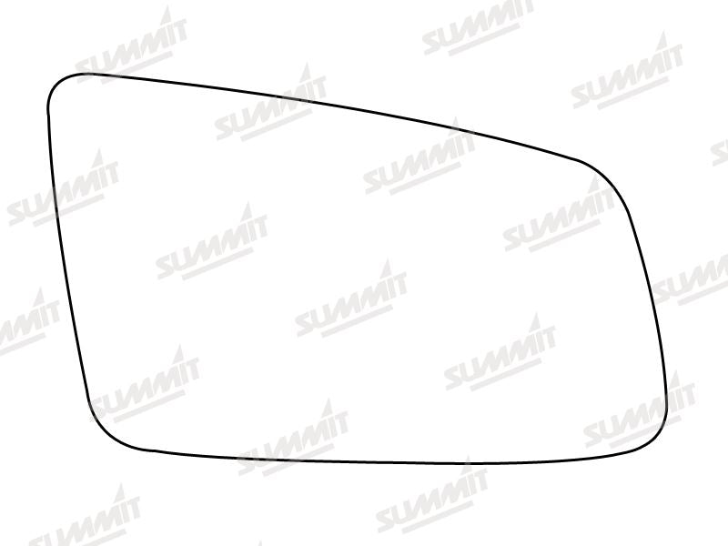 Summit Stick-On Standard Mirror Glass fits BMW 5 Series 03 on 6 Series 04 on RHS - Summit - My Roof Bars