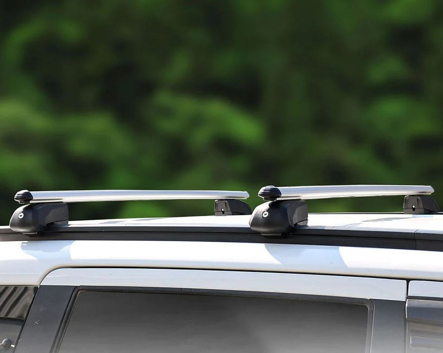 Roof Bars Rack Silver Locking fits Hyundai Palisade 2020- - Omtec - My Roof Bars