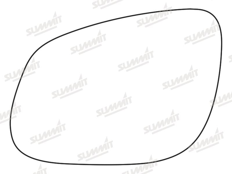 Summit Stick-On Standard Mirror Glass fits Kia Rio LHS - Summit - My Roof Bars