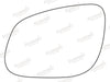 Summit Stick-On Standard Mirror Glass fits Kia Rio LHS - Summit - My Roof Bars