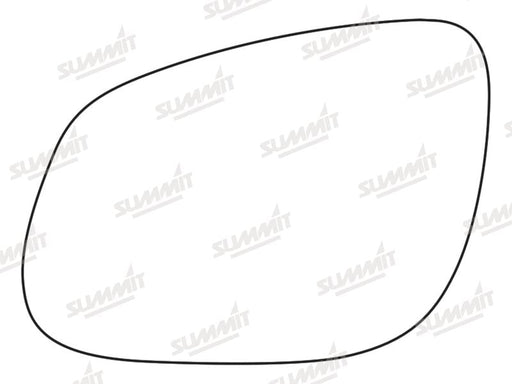 Summit Stick-On Standard Mirror Glass fits Kia Rio LHS - Summit - My Roof Bars