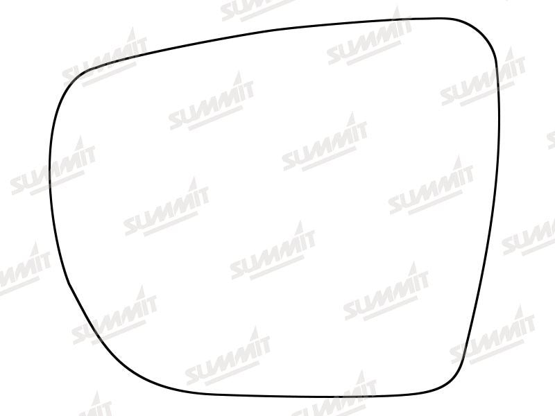 Summit Stick-On Standard Mirror Glass fits Hyundai iX35 12 on LHS - Summit - My Roof Bars