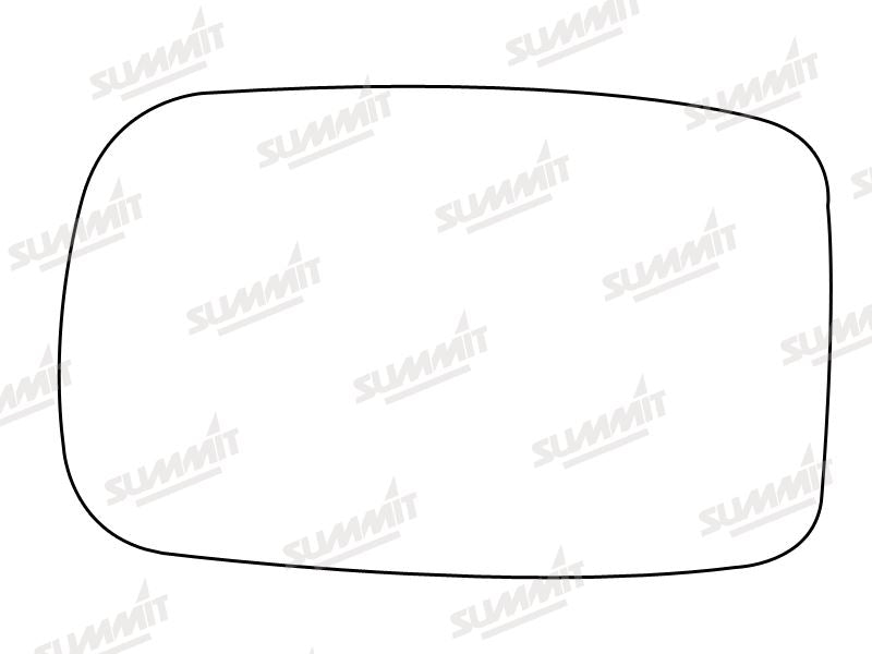 Summit Stick-On Standard Mirror Glass fits Skoda Felicia RHS - Summit - My Roof Bars