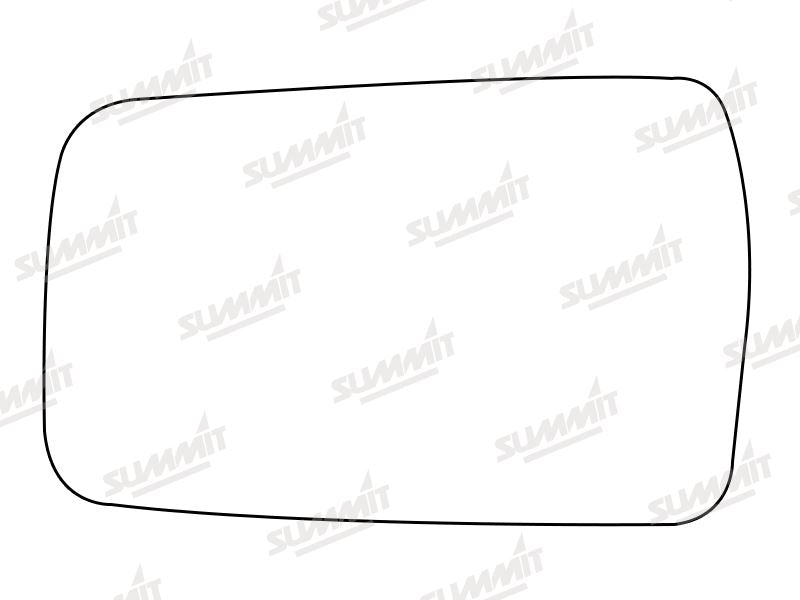 Summit Stick-On Anti Dazzle Mirror Glass fits Ford Escort, Orion LHS - Summit - My Roof Bars