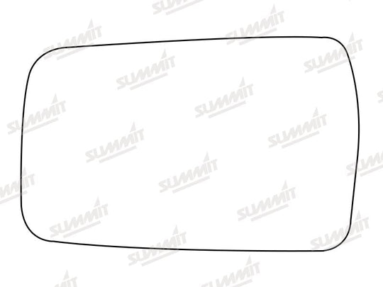 Summit Stick-On Anti Dazzle Mirror Glass fits Ford Escort, Orion LHS - Summit - My Roof Bars