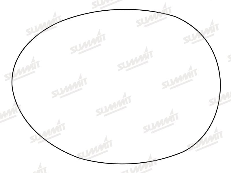 Summit Stick-On Aspheric Mirror Glass fits Mini Cooper 14 on LHS - Summit - My Roof Bars