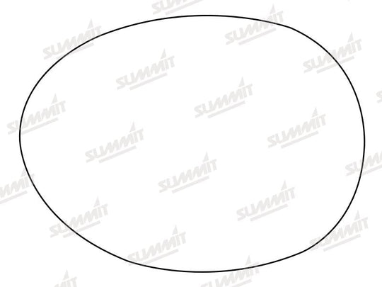 Summit Stick-On Aspheric Mirror Glass fits Mini Cooper 14 on LHS - Summit - My Roof Bars