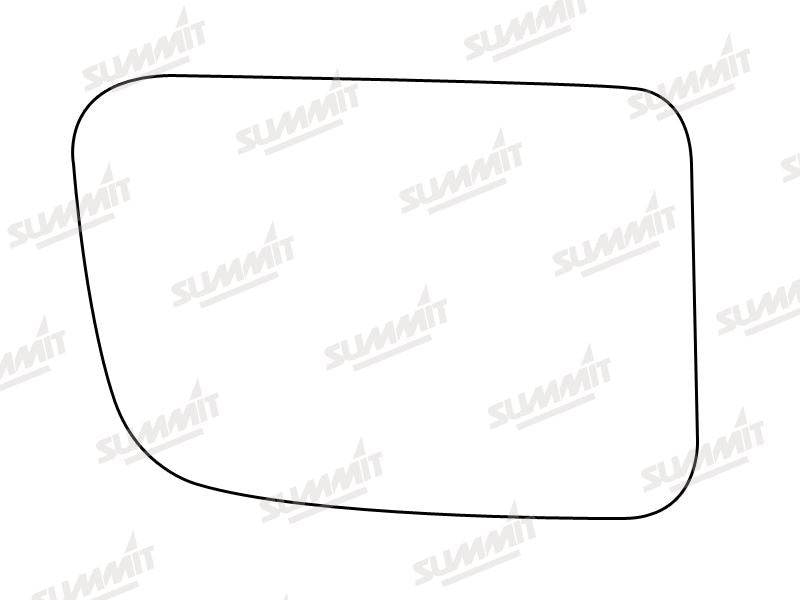 Summit Stick-On Standard Mirror Glass fits Renault 5 RHS - Summit - My Roof Bars