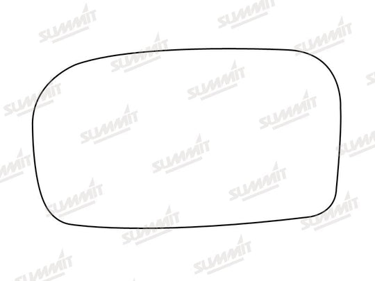 Summit Stick-On Standard Mirror Glass fits Honda Civic 02 to 05 LHS - Summit - My Roof Bars