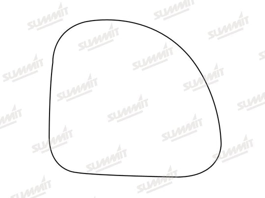 Summit Stick-On Standard Mirror Glass fits Fiat Multipla LHS - Summit - My Roof Bars
