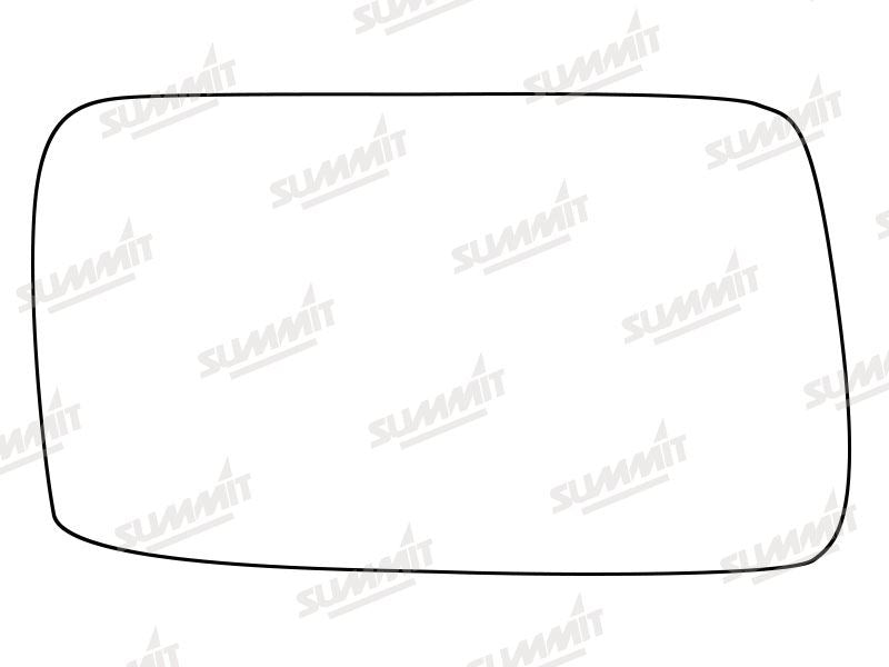 Summit Stick-On Anti Dazzle Mirror Glass fits Ford Sierra RHS - Summit - My Roof Bars
