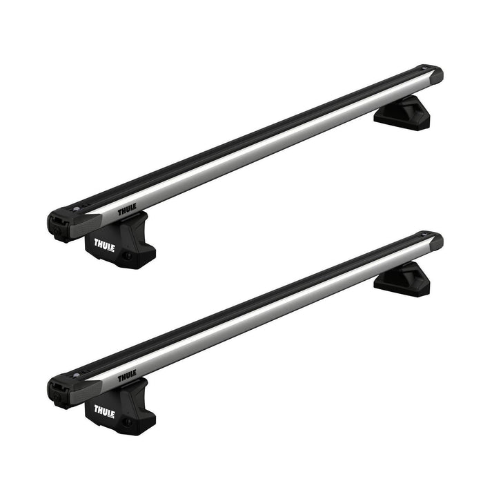 Thule SlideBar Evo Roof Bars Aluminum fits Mitsubishi L200 2024- 4 doors with Normal Roof - Thule - My Roof Bars