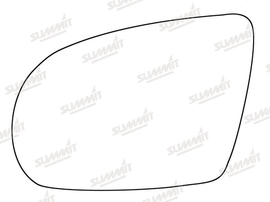 Summit Stick-On Standard Mirror Glass fits Audi A8 11 to 14 LHS - Summit - My Roof Bars