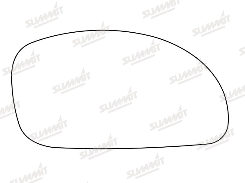 Summit Stick-On Standard Mirror Glass fits Hyundai Lantra RHS - Summit - My Roof Bars