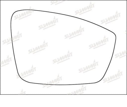 Summit Heated Base Plate With Standard Mirror Glass fits VW Up 12 on RHS - Summit - My Roof Bars
