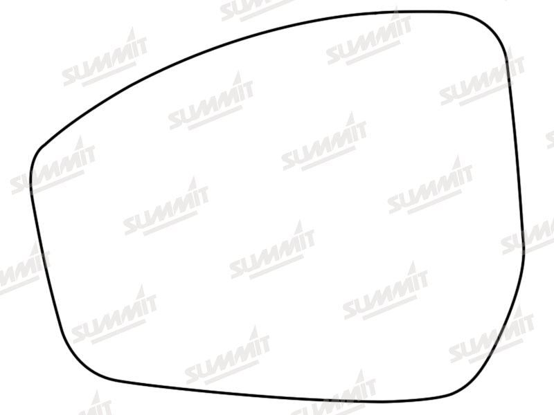Summit Stick-On Standard Mirror Glass fits Range Rover Evoque 14 on LHS - Summit - My Roof Bars
