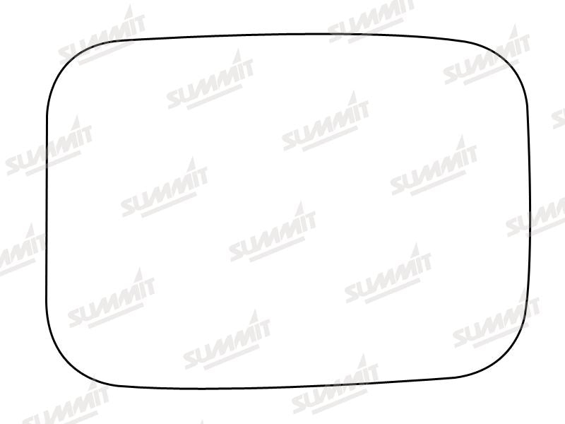 Summit Stick-On Standard Mirror Glass fits Daihatsu Grand Move LHS - Summit - My Roof Bars