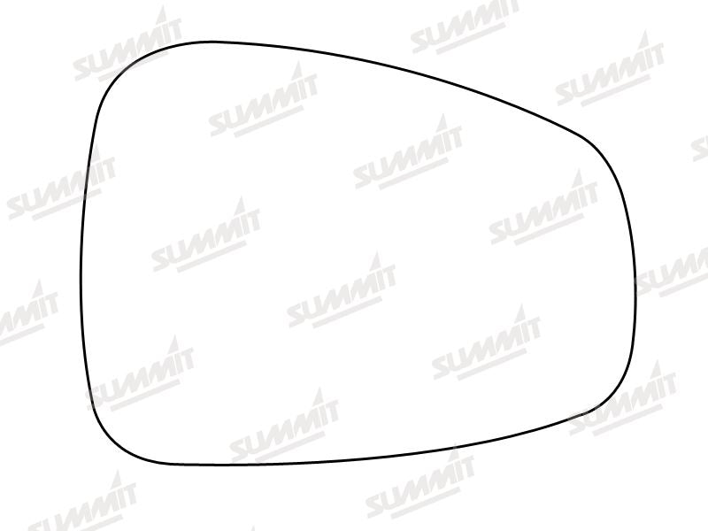 Summit Stick-On Standard Mirror Glass fits Alfa Romeo 159 06 on RHS - Summit - My Roof Bars