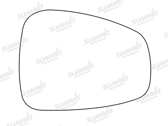 Summit Stick-On Standard Mirror Glass fits Alfa Romeo 159 06 on RHS - Summit - My Roof Bars