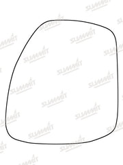 Summit Stick-On Standard Mirror Glass fits Land Rover Discovery 13 to 15 RHS - Summit - My Roof Bars