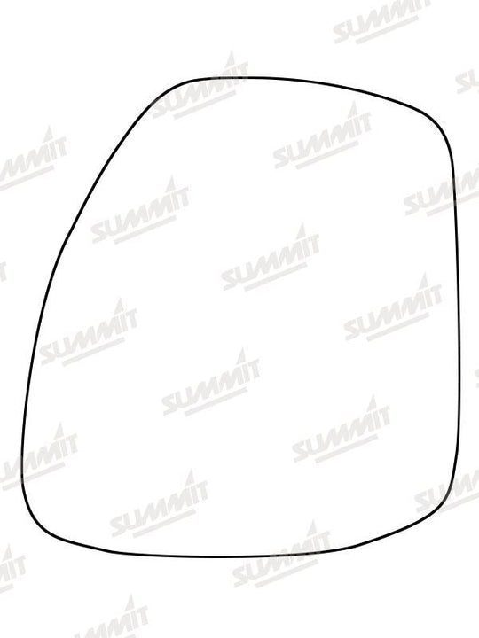 Summit Stick-On Standard Mirror Glass fits Land Rover Discovery 13 to 15 RHS - Summit - My Roof Bars