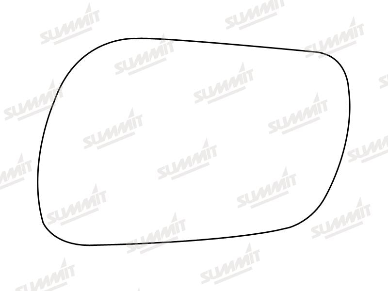 Summit Stick-On Standard Mirror Glass fits Mazda 6 LHS - Summit - My Roof Bars
