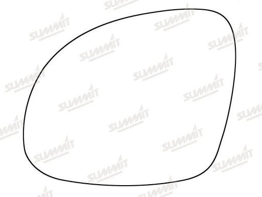 Summit Stick-On Standard Mirror Glass fits VW Tiguan 07 on LHS - Summit - My Roof Bars