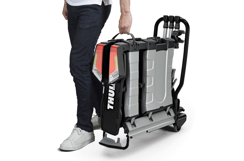 Thule EasyFold XT three-bike platform towbar bike rack black/aluminium Towbar Bike Rack - Thule - My Roof Bars