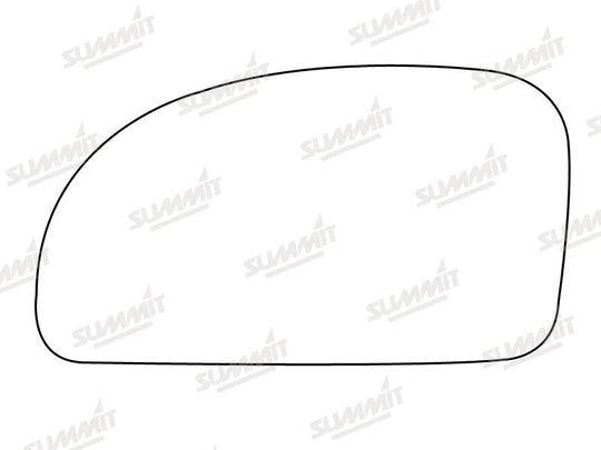Summit Stick-On Standard Mirror Glass fits Hyundai Getz LHS - Summit - My Roof Bars