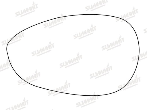 Summit Stick-On Standard Mirror Glass fits Fiat 500 Punto 05 on LHS - Summit - My Roof Bars