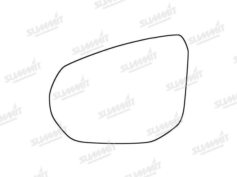 Summit Stick-On Aspheric Mirror Glass fits Audi Q2 16 on LHS - Summit - My Roof Bars