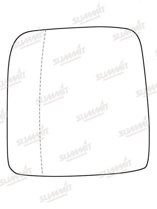 Summit Stick-On Commercial Mirror Glass fits Renault Trafic 16 On LHS - Summit - My Roof Bars