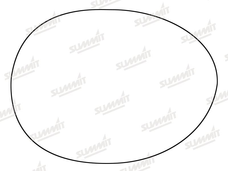 Summit Stick-On Standard Mirror Glass fits BMW Mini Cooper 14 on RHS - Summit - My Roof Bars