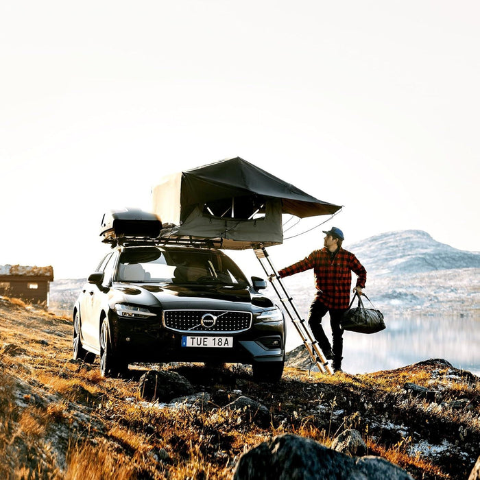 Thule Foothill two-person Low Profile roof top tent agave green - Thule - My Roof Bars