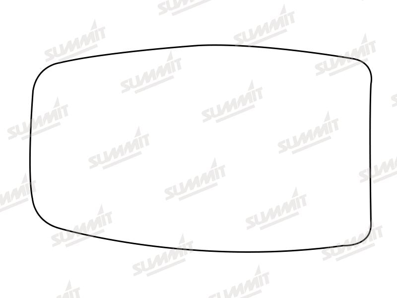 Summit Stick-On Standard Mirror Glass fits Alfa 33 LHS - Summit - My Roof Bars