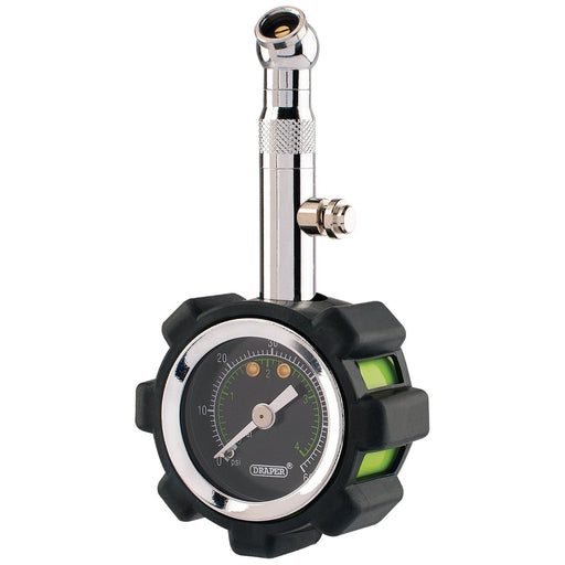 Draper Tyre Pressure Gauge TPGP, 0 - 60psi, 0 - 4 bar 91365 - Draper - My Roof Bars