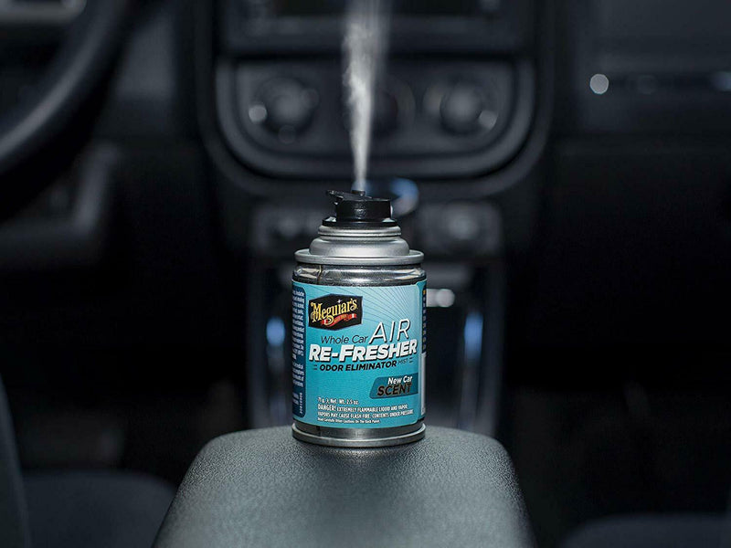 Meguiar's G16402EU Whole Car Air Re-Fresher Odor Eliminator New Car Scent 59ml - Meguiars - My Roof Bars