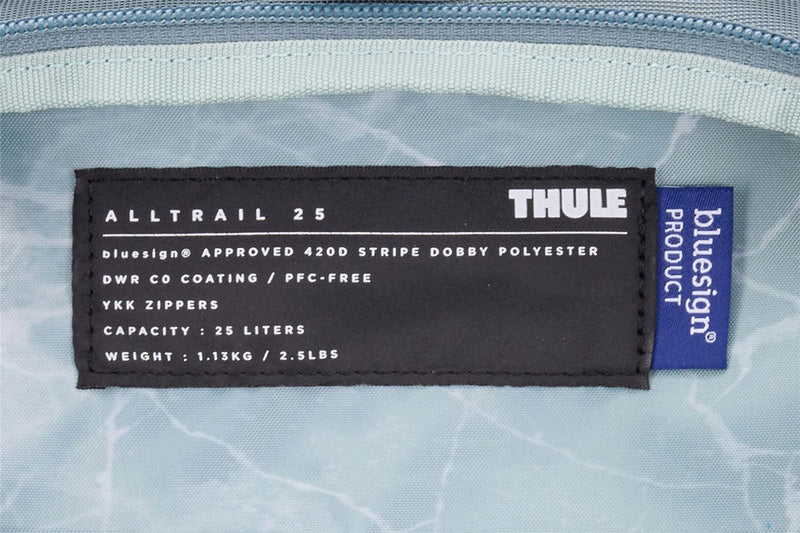 Thule AllTrail 25L daypack with rain cover Pond grey